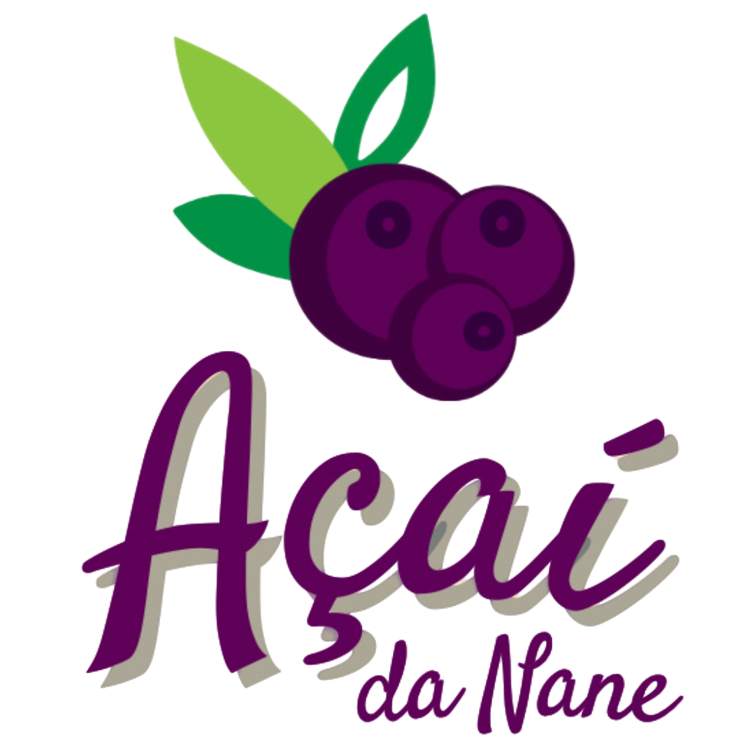 Logo oficial da loja Açaí da Nane